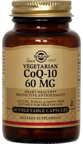 

Solgar Vegetarian CoQ-10 Солгар Коензим Q10 вегетаріанський 60 mg 60 капсул