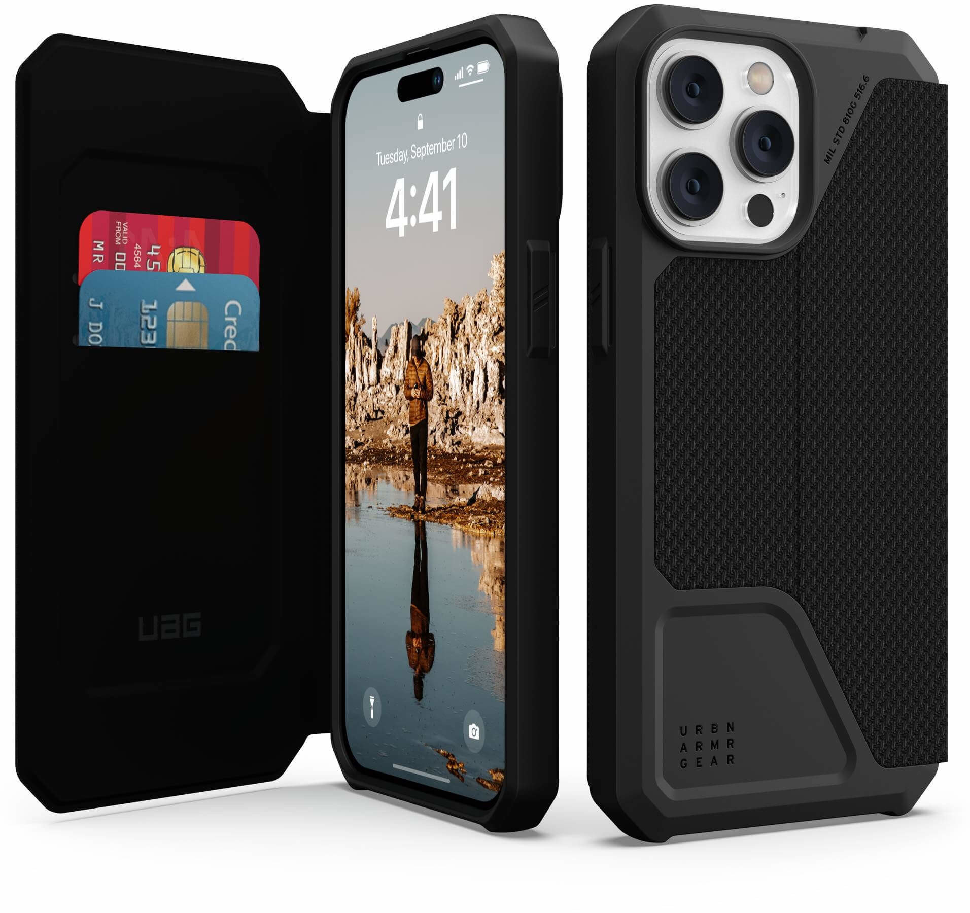 

Urban Armor Gear Uag Metropolis Kevlar Black (114047113940) for iPhone 14 Pro Max