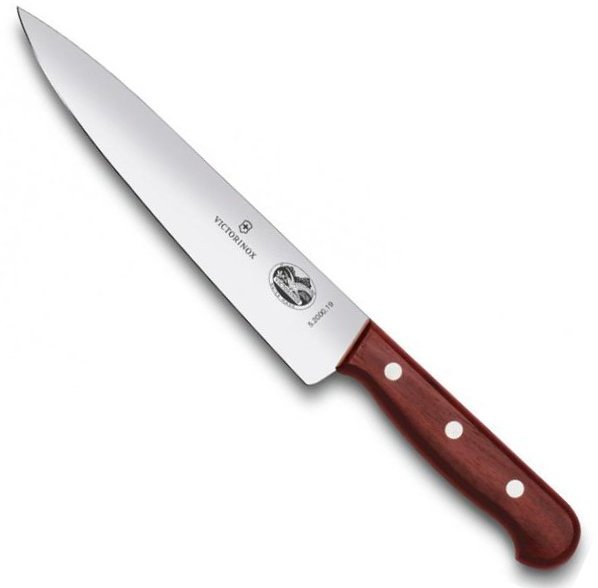 Акція на Кухонный нож Victorinox Wood Carving с дерев. ручкой (GB) 19см (5.2000.19G ) від Stylus