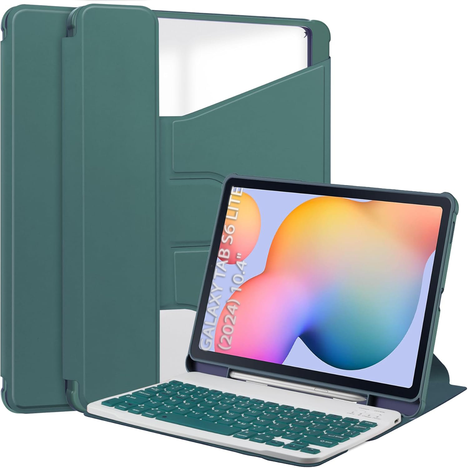 

BeCover Case Rotatable Smart Keyboard Dark Green для Samsung Galaxy Tab S6 Lite 2024 P620/P625/P627 (712589)