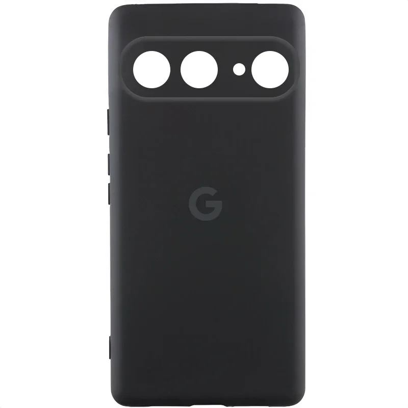 

Lakshmi Premium Silicone Case з Logo Full Camera Black для Google Pixel 9