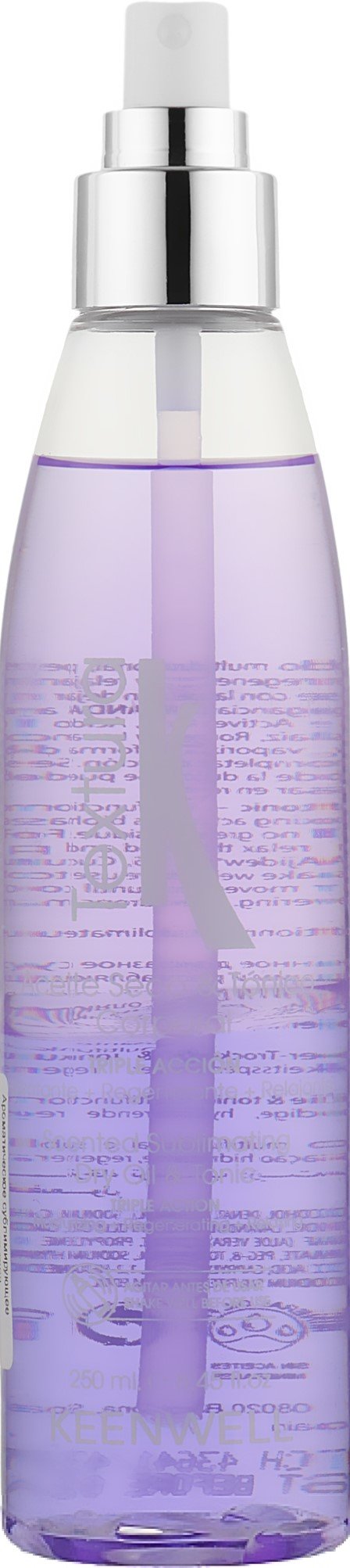 Акція на Keenwell Textura Scented Sublimated Dry Oil & Tonic Lavender Ароматическое сублимирующее сухое масло-тоник для тела Лаванда 250 ml від Stylus