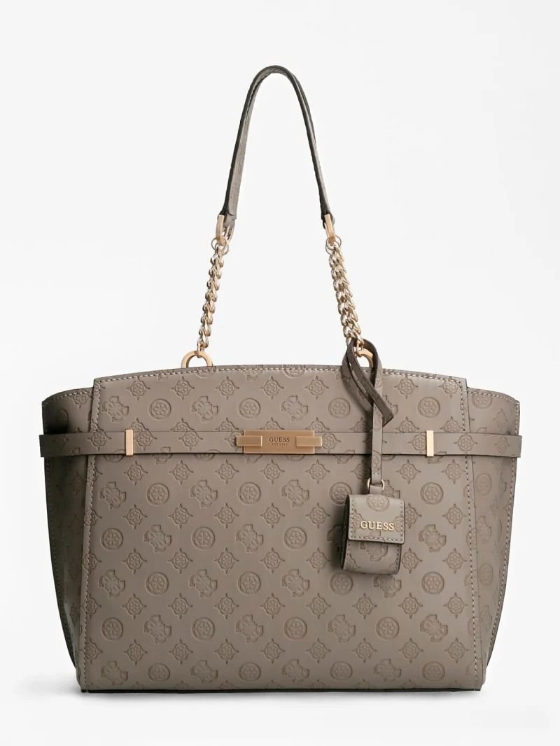 

Женская сумка тоут Guess Bea Elite Tote серая (HWVS8132230-TAU)