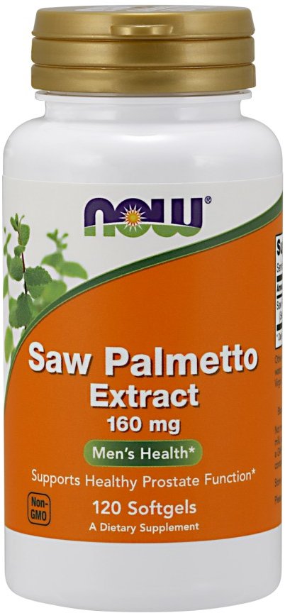 

Now Foods Saw Palmetto Extract 160 mg 120 Sgels Со пальметто (сереноа)