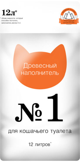 

Наполнитель туалетов SuperCat для котов №1 древесный впитывающий 3 кг (12 л)