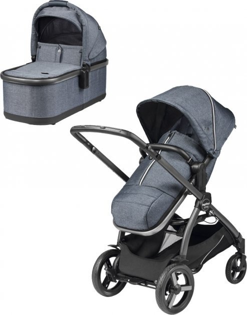 Акція на Коляска Peg-Perego Ypsi Combo Luxe Mirage Серо-синий (IPMS270000BA71) від Stylus