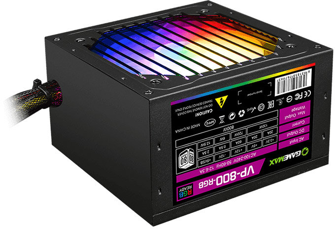 

Gamemax 800W (VP-800-RGB)