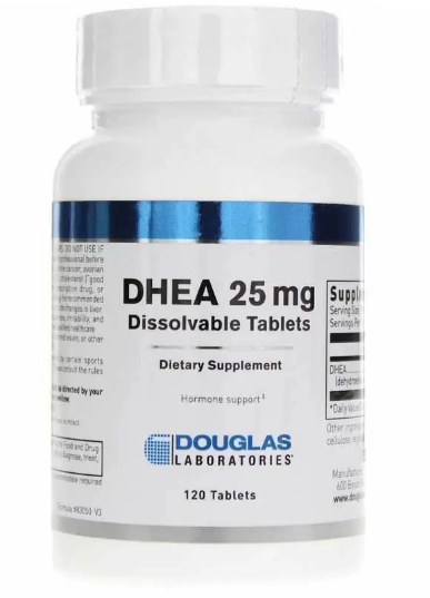 

Douglas Laboratories Dhea 25 mg ДГЕА мікронізований 120 таблеток