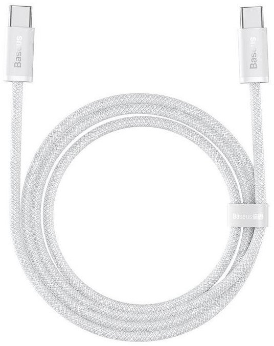 Акція на Baseus Cable USB-C to USB-C Dynamic Series 100W 2m White (CALD000302) від Stylus