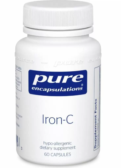 

Pure Encapsulations Iron-C Залізо-C 60 Капсул