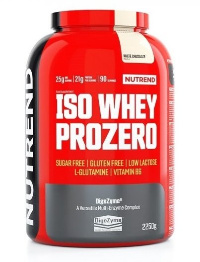 

Nutrend Iso Whey ProZero 2250 g /90 servings/ White Chocolate