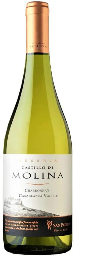 Акція на Вино Castillo de Molina Chardonnay белое сухое 11.5-14% 0.75 л (WNF7804300010508) від Stylus