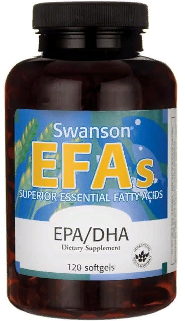 

Swanson, Efa epa/dha 180/120 mg 120 sfg (SWA-17015)