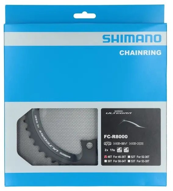 

Звезда шатунов Shimano FC-R8000 Ultegra 46зуб.-MT для 46-36T (Y1W898010)