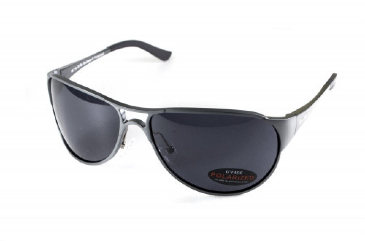 

Темные очки с поляризацией BluWater Alumination 3 (gray) (gun metal) Polarized (4АЛЮМ3-Г20П)