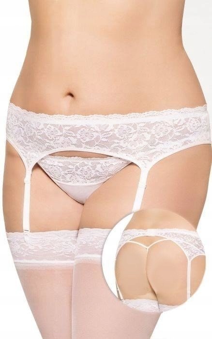 

Пояс для панчіх SoftLine - Garterbelt 3305, Plus Size, Xxxl (white)