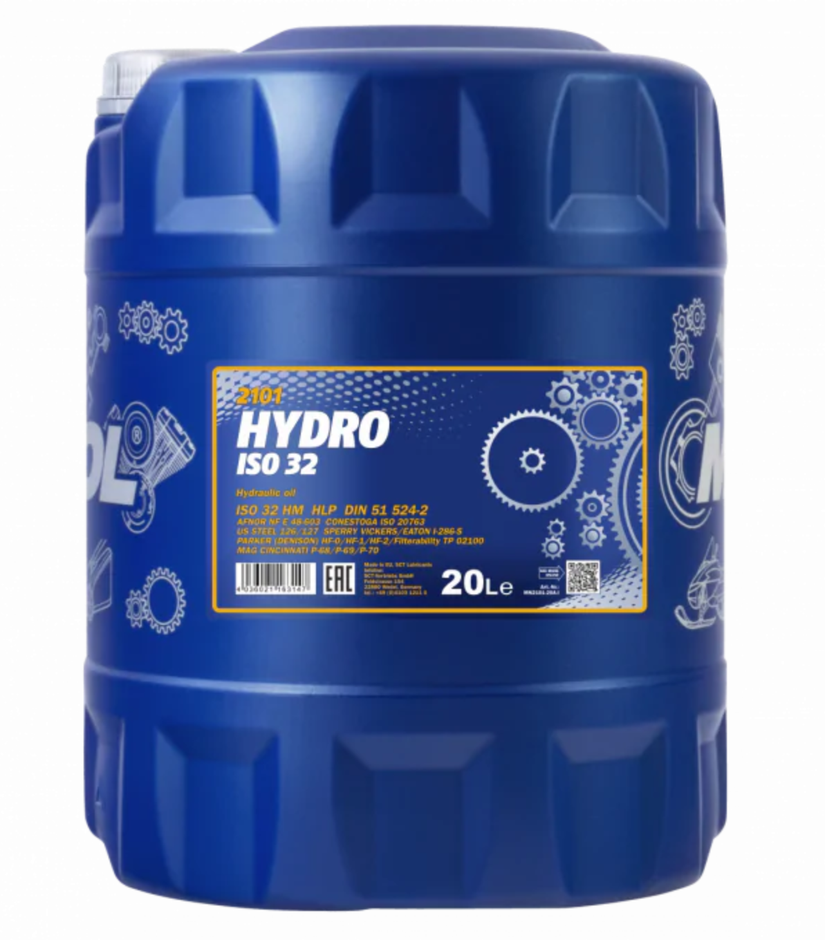 

Гидравлическое масло Mannol Hydro Iso 32. 20л (MN2101-20)