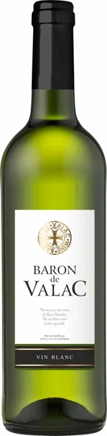 

Вино Baron de Valac біле сухе 0.75 л (YL3500610025464)