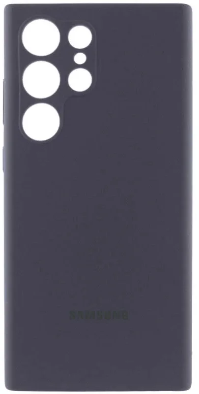 

Lakshmi Premium Silicone Case with Logo Full Camera Dark Gray for Samsung S938 Galaxy S25 Ultra