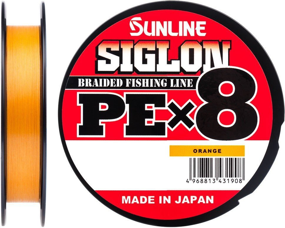 

Шнур Sunline Siglon Pe х8 150m (оранж.) #3.0/0.296mm 50lb/22.0kg (1658.09.95)