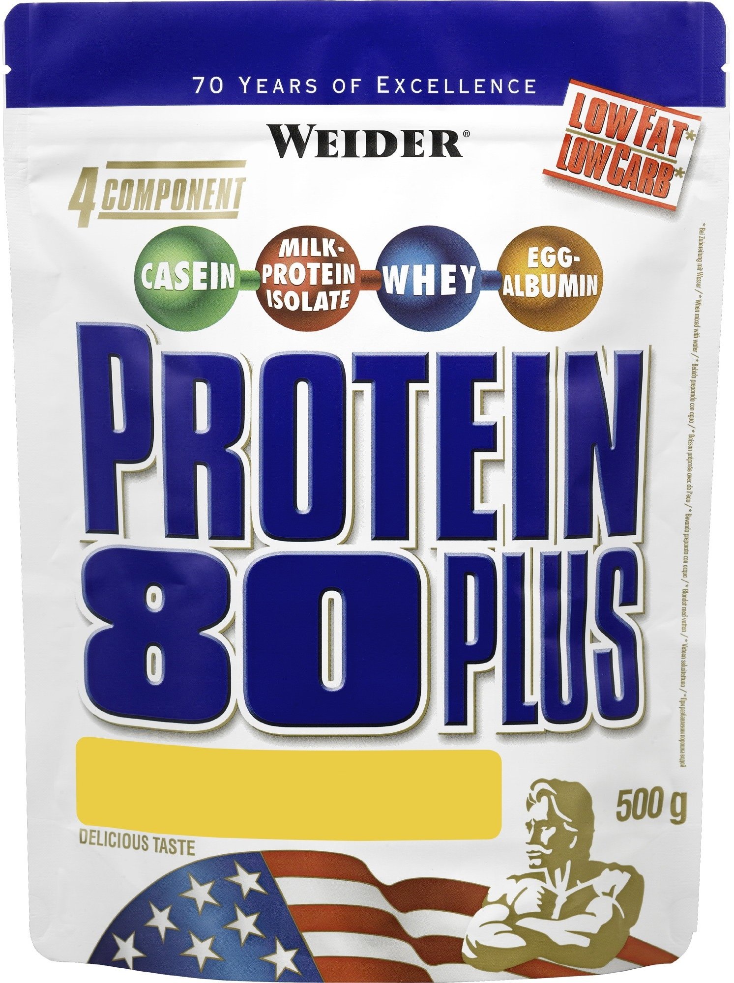 

Weider Protein 80 Plus 500 g /16 servings/ Toffee caramel