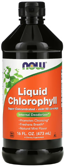 Акція на Now Foods Liquid Chlorophyll Хлорофилл жидкий с мятным вкусом 473 мл від Stylus