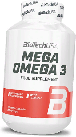 

BioTechUSA Mega Omega 3 180 Softgel Capsules