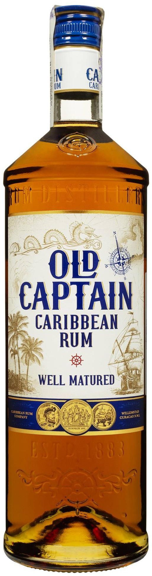 

Ром Old Captain Rum Gold Rum 37.5% 1 л (FSH_8711114480658)