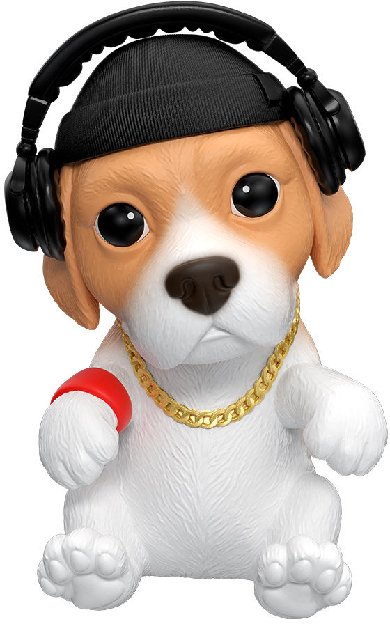 

Интерактивный щенок Moose Little Live Pets Toys Omg Шоу талантов Ди Джей Пап