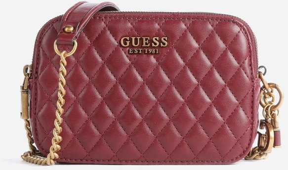 

Женская сумка кросс боди Guess Maila Camera Bag бордовая (HWQB8661140-MER)