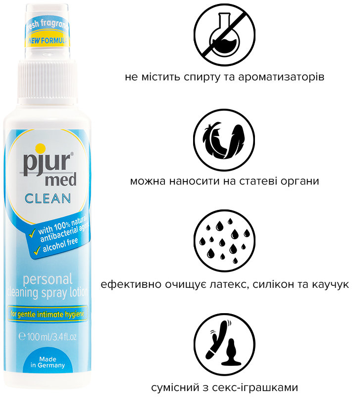 

Очищающий спрей pjur med Clean 100 мл