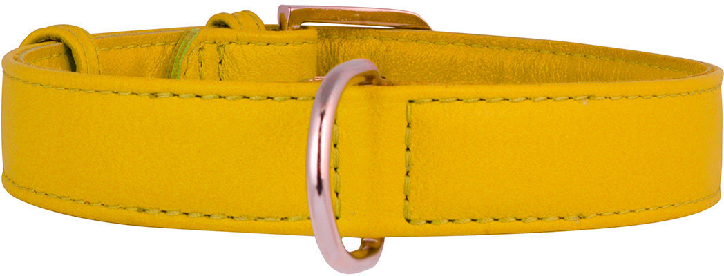 

Ошейник Collar Glamour без украшений 20 мм 30-39 см желтый (2032938000003)
