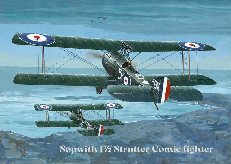 Акція на Літак Roden Sopwith 1½ Strutter Comic fighter (RN637) від Y.UA