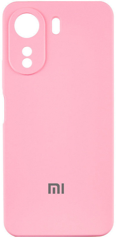 

Lakshmi Premium Silicone Case with Logo Full Camera Light Pink for Xiaomi Redmi 13C / Poco C65