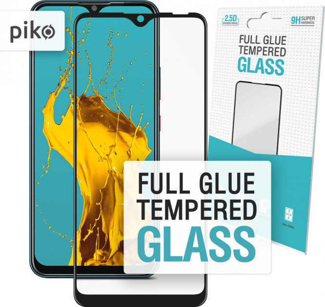 

Piko Tempered Glass Full Glue Black for Zte Blade 20