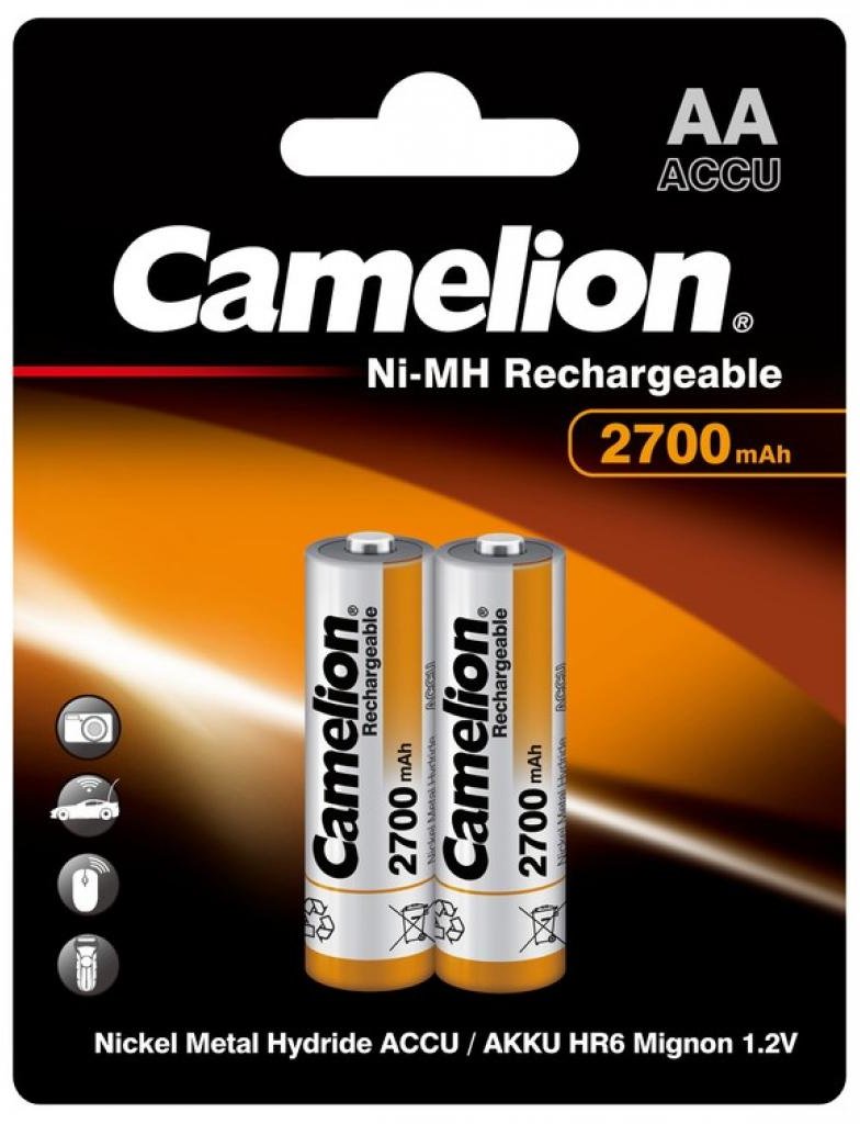 

Camelion Aa 2700 mAh Ni-MH * 2 R6-2BL (NH-AA2700BP2)