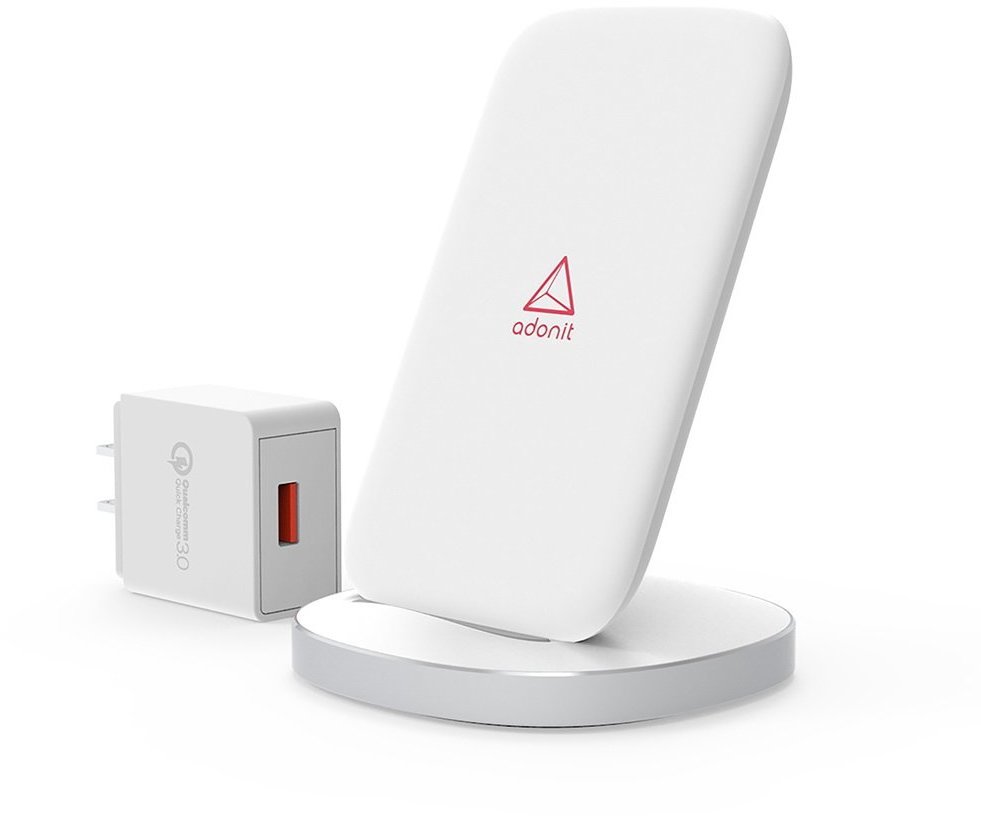 Акція на Adonit Wireless Fast Charging Stand 10W White (3130-17-08-C) від Stylus