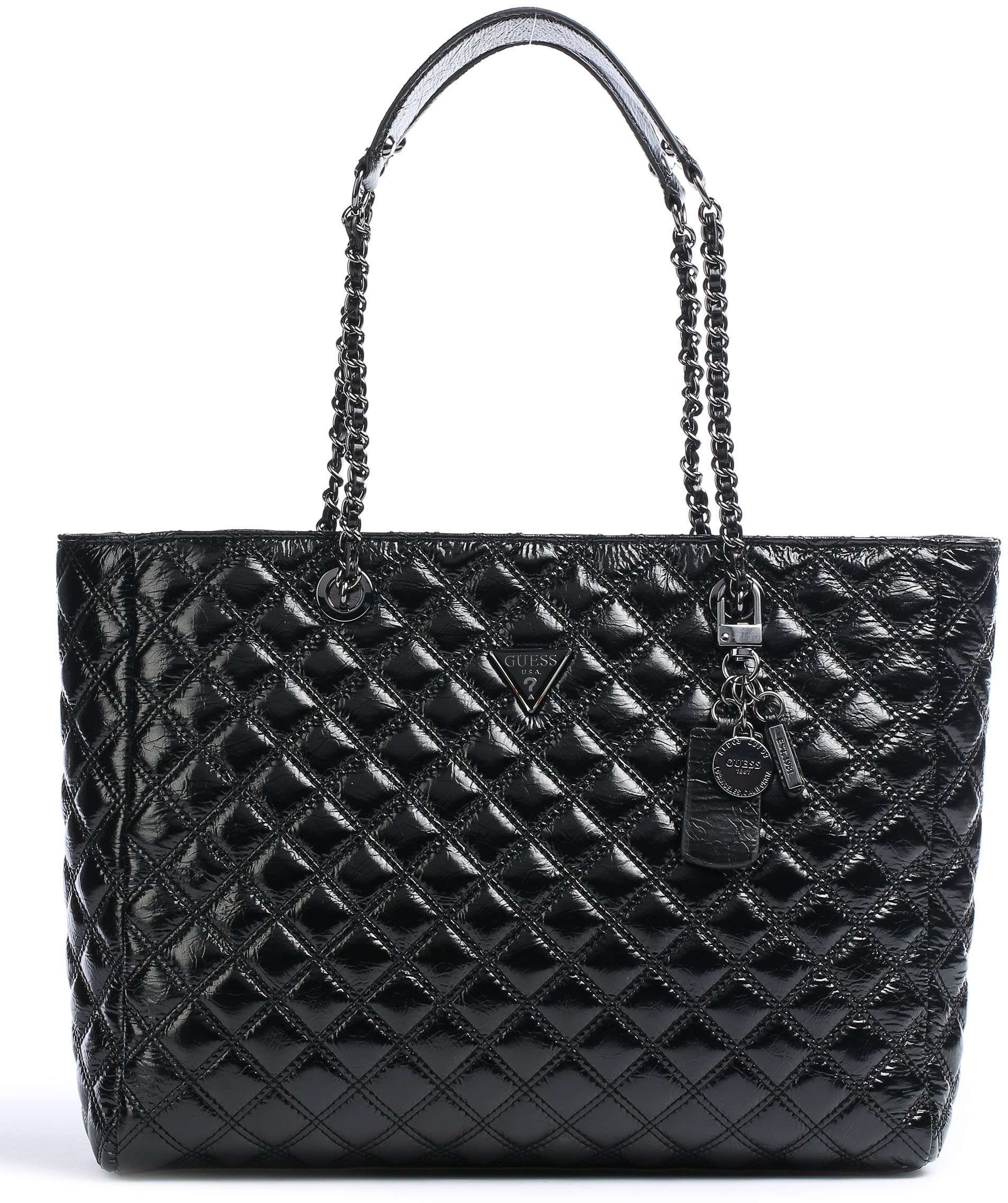 

Женская сумка тоут Guess Cessily Tote черная (HWKM7679230-BLA)