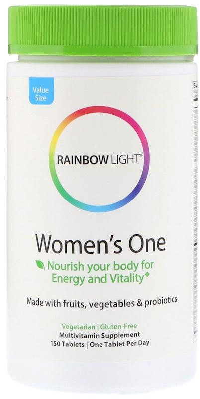 

Rainbow Light Just Once Women's One Food-Based Multivitamin 90 Tabs Витамины для женщин