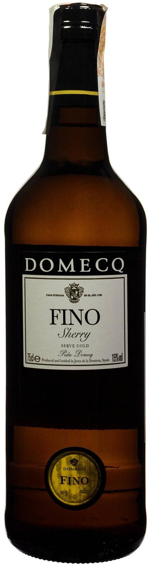 

Вино Fino Domecq херес кріплене сухе біле 0.75 л (FSH_8410023094108)