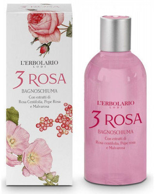 

L'Erbolario 3 Rosa Bagnoschiuma Пена для ванн 250 ml