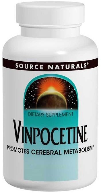 Акція на Source Naturals Vinpocetine 10 mg Винпоцетин 120 таблеток від Stylus