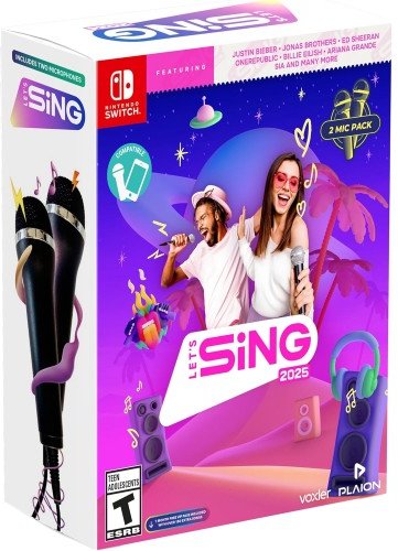 

Lets Sing 2025 Double Mic Bundle (Nintendo Switch)