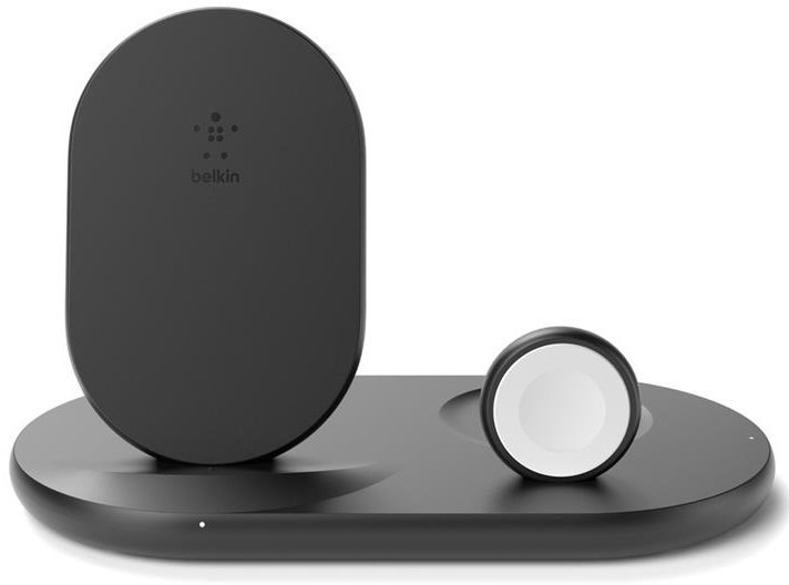 Акція на Belkin Wireless Charger Base Station Black (WIZ001VFBK) for Apple iPhone and Apple Watch від Y.UA