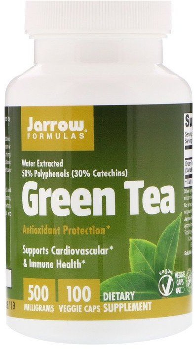 

Jarrow Formulas Green Tea 500 mg 100 Veggie Caps Зеленый чай