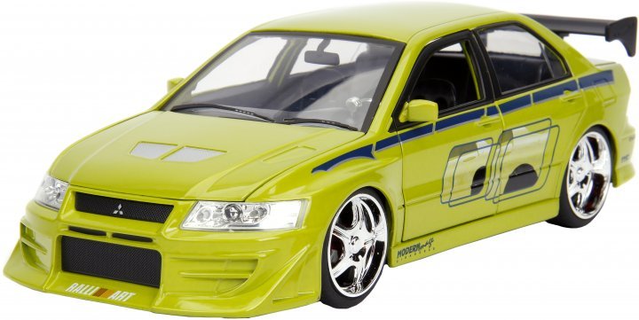 

Машина Jada "Форсаж" Міцубісі Лансер Еволюшн 7 2002 Зелена 1:24 (253203052)