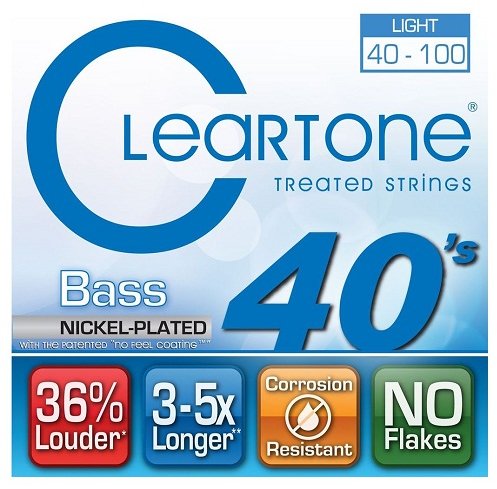 

Струны Cleartone 6440 Bass NICKEL-PLATED Light 40-100