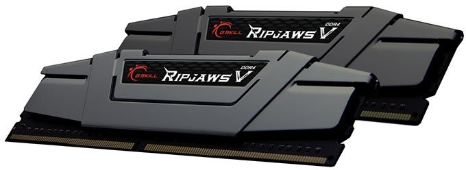 

G.Skill 16 Gb (2x8GB) DDR4 3200 MHz Ripjaws V Gunmetal Gray (F4-3200C16D-16GVGB)