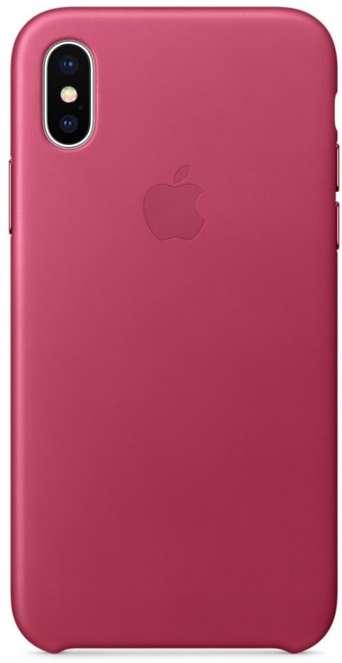 

Apple Leather Case Pink Fuchsia (MQTJ2) for iPhone X