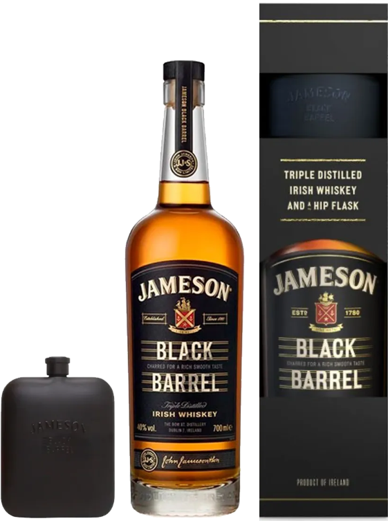 

Набір: Віскі Jameson Black Barrel 0.7 л + фляга 40% (STA5011007023577)